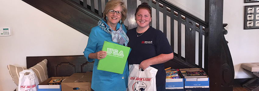 MCOB Students Generously Donate School Supplies to Wilmer Hall